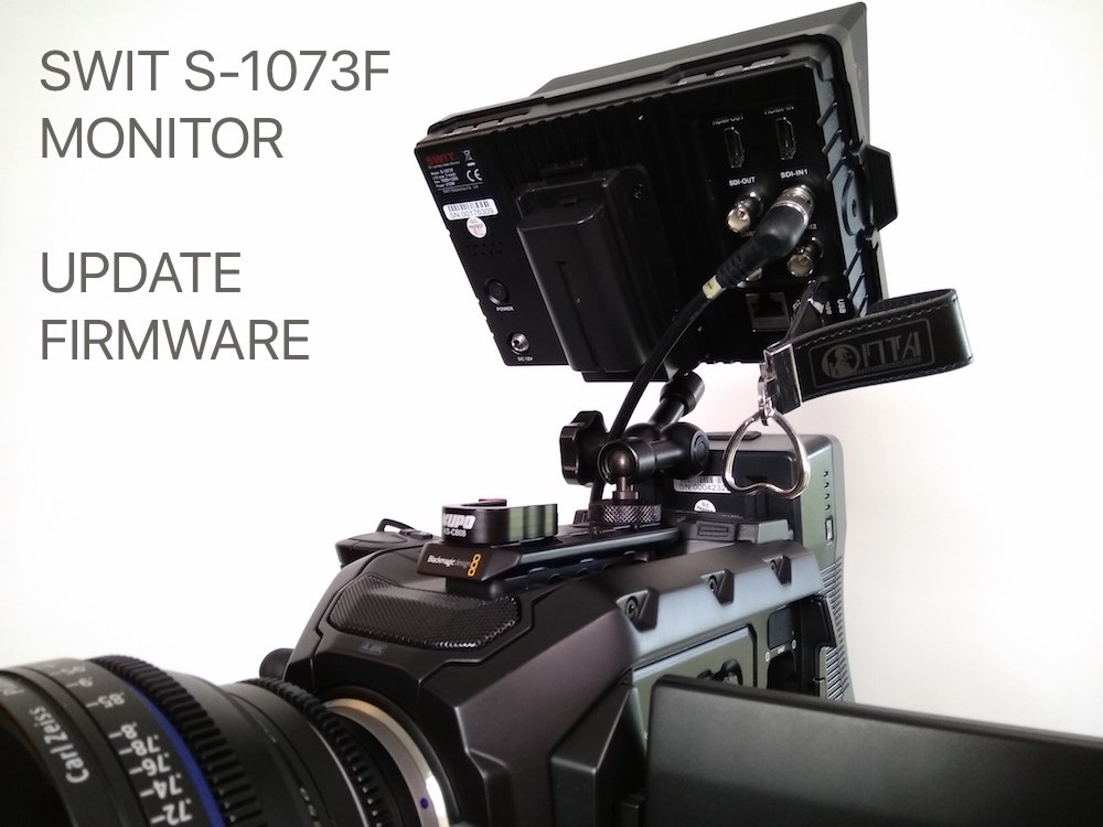 Топовый накамерный монитор SWIT S-1073F получил новые опции Топовый накамерный монитор SWIT S-1073F получил новые опции