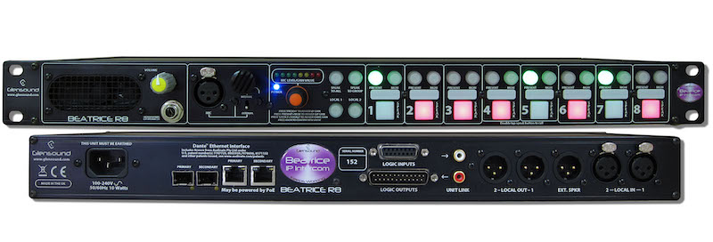 Glensound Beatrice - новая система служебной связи с Dante Glensound Beatrice - новая система служебной связи с Dante