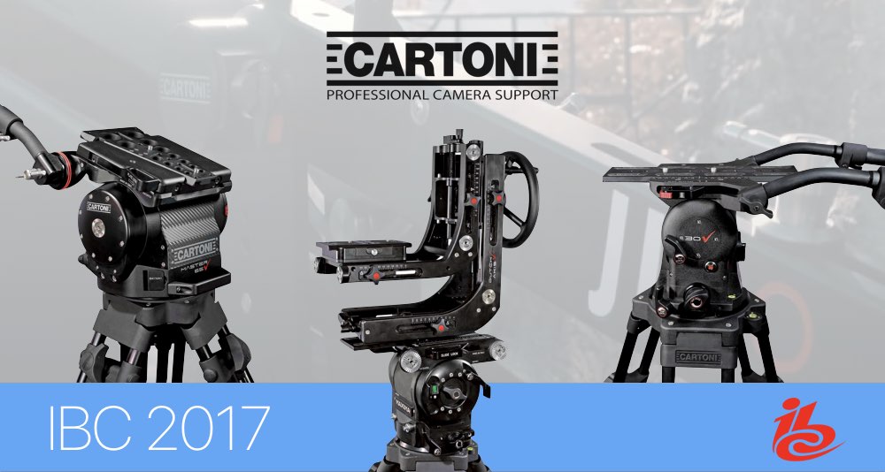 Анонс CARTONI по новинкам IBC 2017 Анонс CARTONI по новинкам IBC 2017