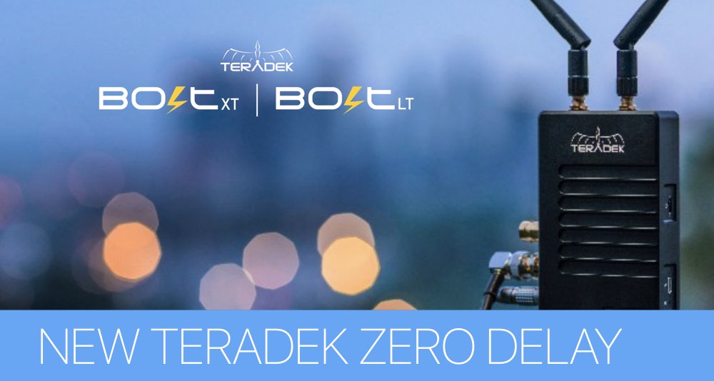 Teradek анонсирует обновление линейки беспроводных систем передачи видео без задержки Bolt XT и LT