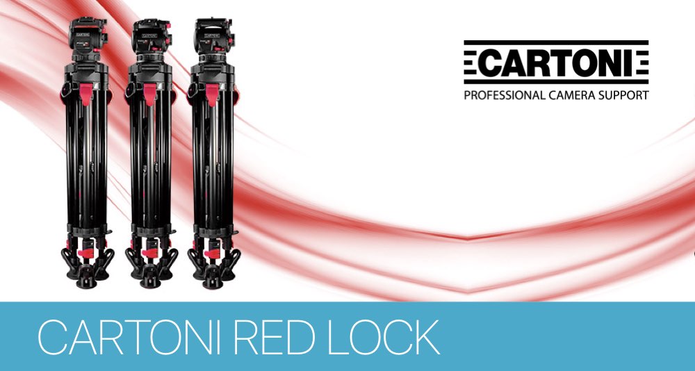 Новая серия штативов Cartoni Red Lock Systems Новая серия штативов Cartoni Red Lock Systems