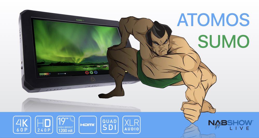 ATOMOS SUMO 19 - HDR Монитор-Рекордер для локации и для студии