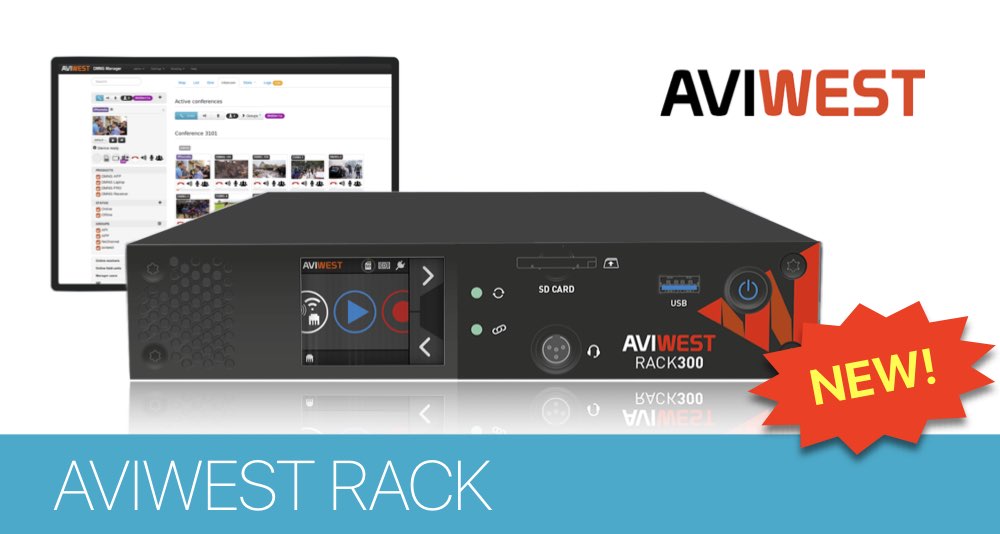 Aviwest выпускает новую серию видеокодеров RACK