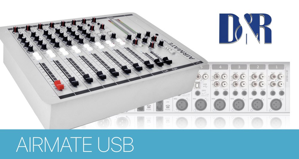 На склад поступили радио консоли Airmate USB от голландской компании D&amp;R