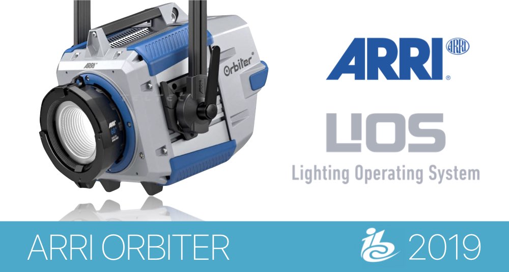 На выставке IBC 2019 компания ARRI представила новый световой прибор Orbiter