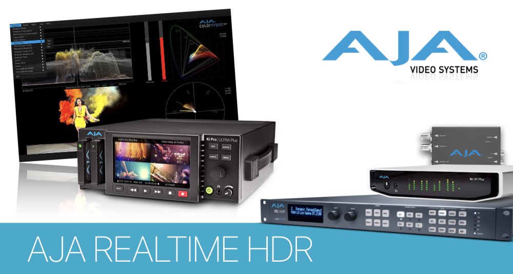 Рабочий процесс HDR в реальном времени на AJA
