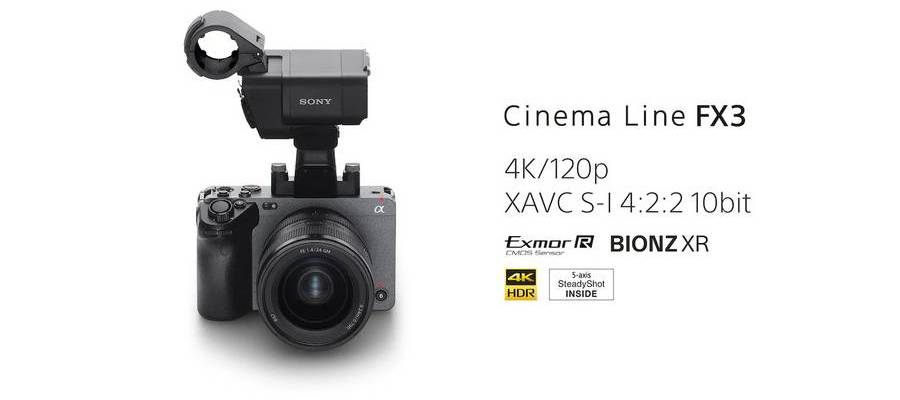 Sony ILME-FX3 - новая компактная кинокамера для съёмки видео 4K Sony ILME-FX3 - новая компактная кинокамера для съёмки видео 4K