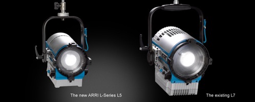 Новый светодиодный светильник ARRI L5 c линзой Френеля Новый светодиодный светильник ARRI L5 c линзой Френеля