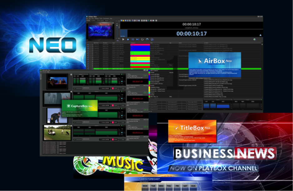 PlayBox Technology AirBox Neo, TitleBox Neo и CaptureBox Neo для автоматизации вещания neo