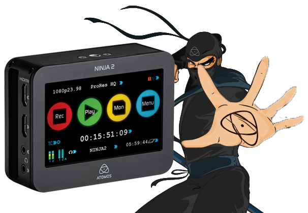 ATOMOS NINJA STAR, NINJA 2 и др. камерные рекордеры на складе ОПТА Видео banner ninja2