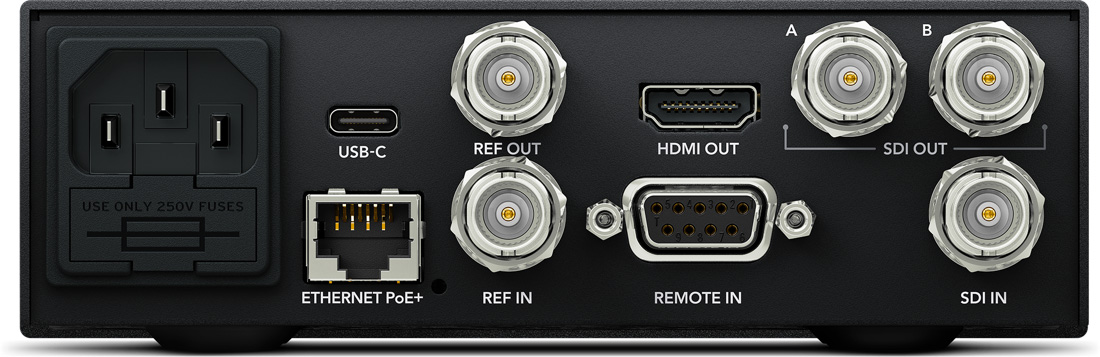 Новое поступление от Blackmagic - рекордер HyperDeck Studio Mini и долгожданные URSA Mini 4.6K EF! connections lg