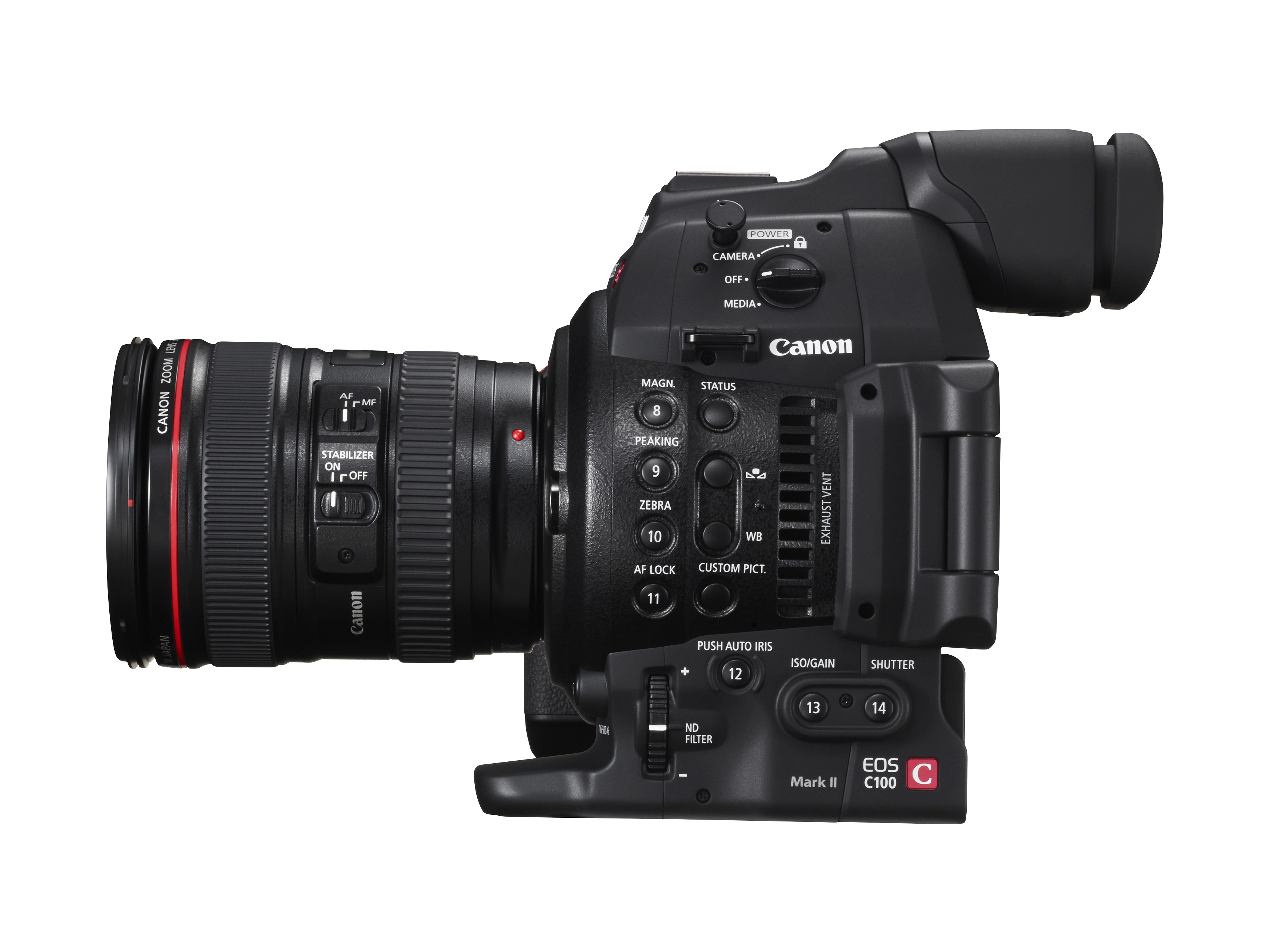 Новая камера Canon EOS C100 Mark II Новая камера Canon EOS C100 Mark II