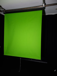 Visio Фон зеленый подвесной Visio Pull-down Green Screen 180x200cm 