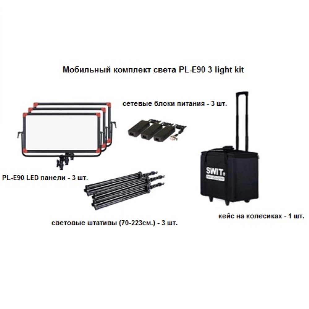  Комплект света SWIT PL-E90 3KIT 