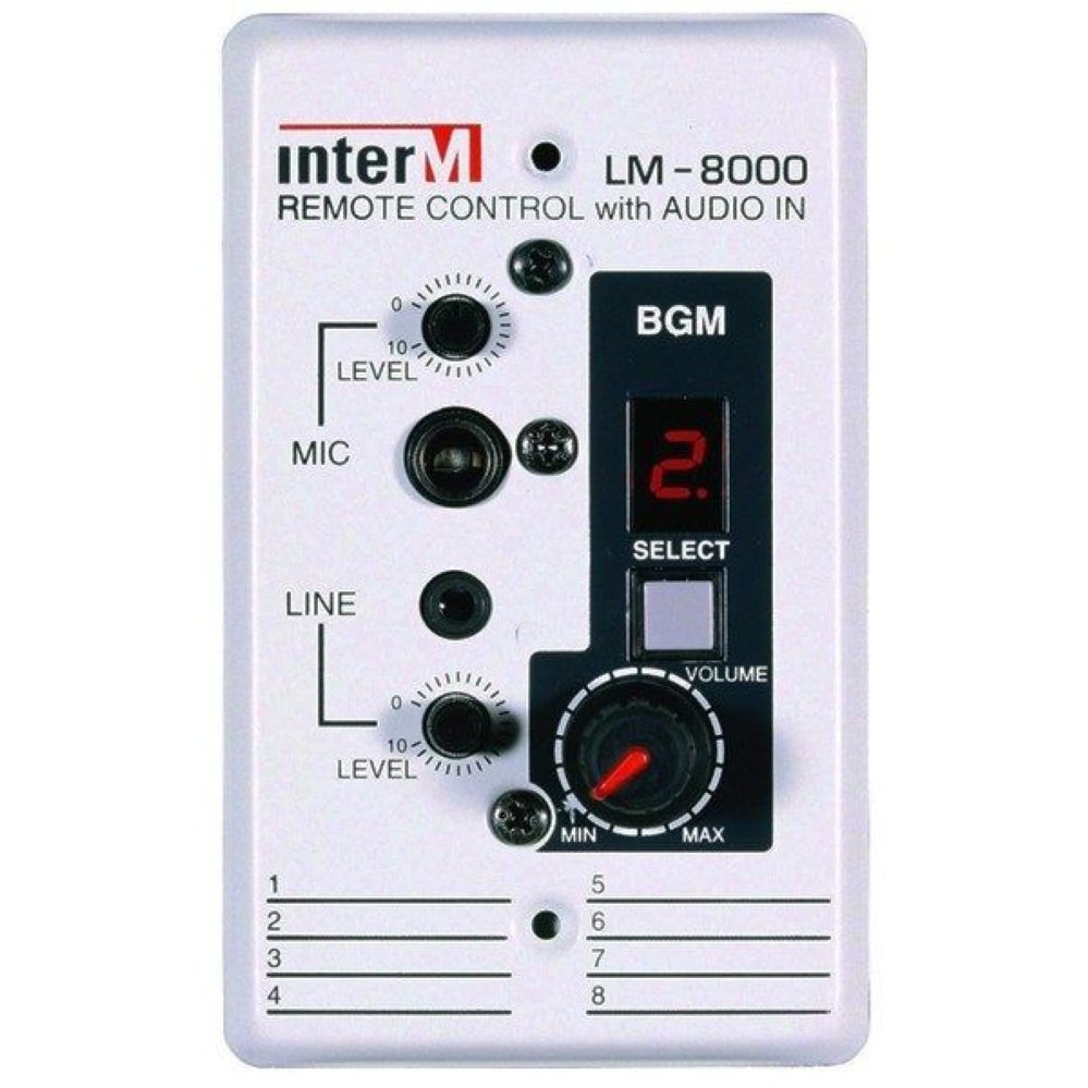  Удаленный контроллер звука Inter-M LM-8000 