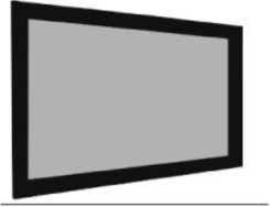 Euroscreen 169 Frame Vision на раме flexwhite 300x169 V300-W Экран на раме 