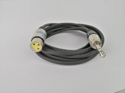 OPTA Микрофонный кабель XLR female - Jack 63mm 