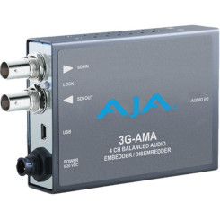AJA 3G-AMA - 3G-SDI 4-канальный аналоговый аудио EmbedderDe-embedder бал XLR 