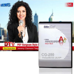 Datavideo CG-250 - Программа титрования 