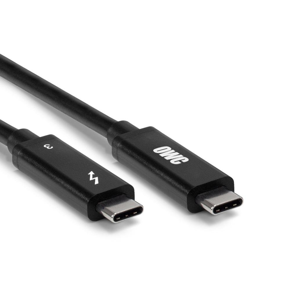  Thunderbolt 3 Cable 40Gbs USB-C 60W PD 1m Black кабель 