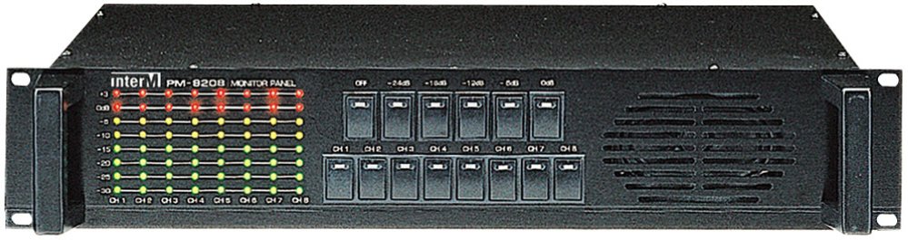  Мониторная панель выходной мощности 8-ми усилителей Inter-M PM-9208 