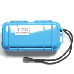 Peli 1030 MicroCase Black Liner Blue 