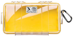 Peli 1060 MicroCase Yellow Liner Clear кейс 