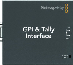 Blackmagic Design GPI и Tally interface интерфейс 