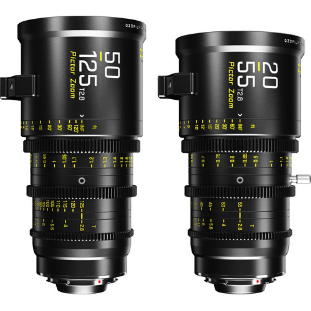  Объективы DZOFilm Pictor Zoom 50-125/20-55 T2.8 BLK set 