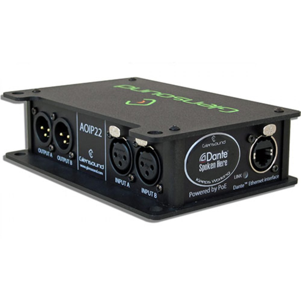  Аудиоинтерфейс Glensound AoIP22 