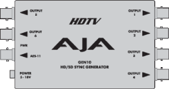 AJA GEN10 HDSD - синхрогенератор 