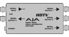 AJA HD5DA 1x4 HD-SDI - усилитель-распределитель ретранстлятор 