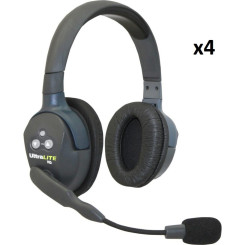 Eartec UL4D - комплект беспроводной связи UltraLITE 4 person system w 4 Double Headsets 