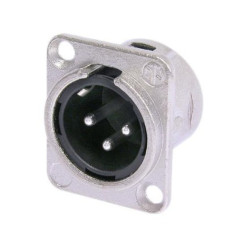 Neutrik NC3MD-L-1 - разъем XLR male панельный 3 пиновый 