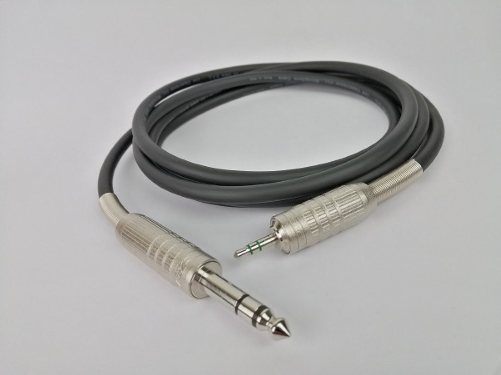  Аудио кабель minijack 3 5 mm stereo - Jack 6 3 mm stereo 