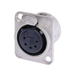 Neutrik NC5FD-L-1 - разъем XLR 5пин панельный мама 