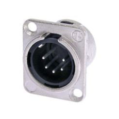 Neutrik NC5MD-L-1 - Разъем панельный XLR male 5пин 
