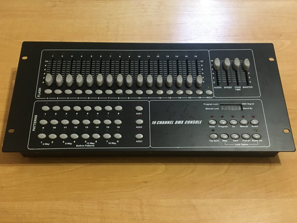  Микшер световой HP-5005 16 channel DMX mixer 