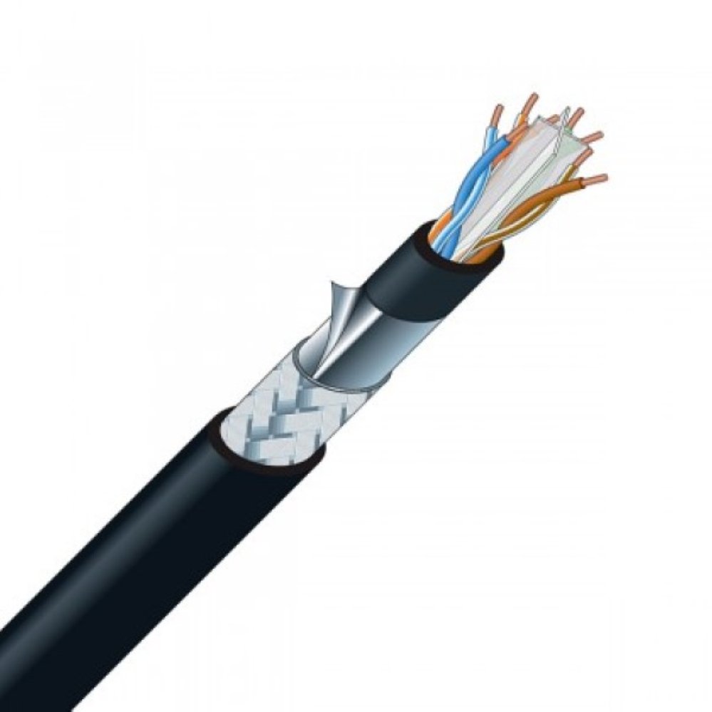  Кабель CANARE RJC6-4P-SFM - Cat6 STP (SF/UTP) гибкий 