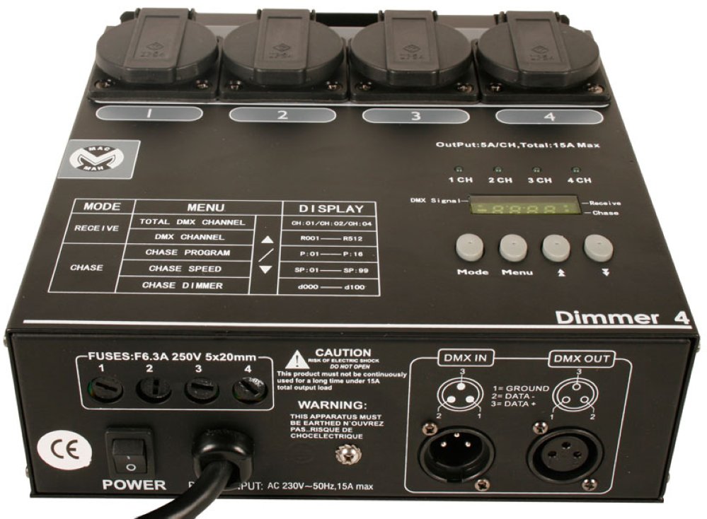  Диммер Winpower Lighting HP-5004 digital dimmer pack 4ch 