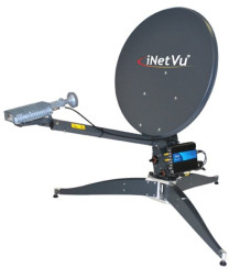 C-COM iNetVu Fly-75V7710 7720 - Моторизираванная спутниковая антенна 75 см устанавливается на треноге 