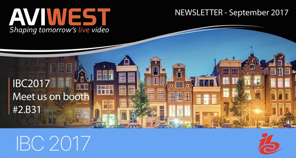 AVIWEST на IBC 2017 AVIWEST на IBC 2017