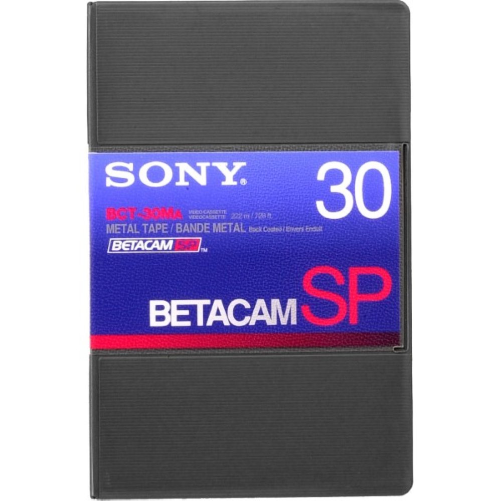  Видеокассета Betacam SP Sony BCT-30Ma 