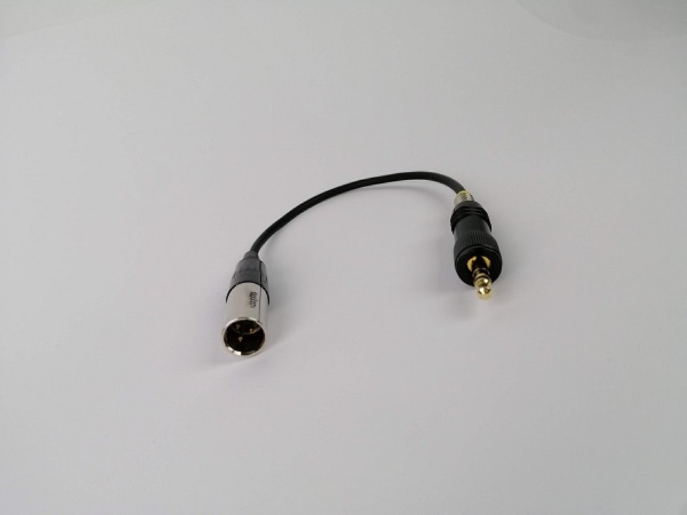 Микрофонный кабель mini XLR3 pin male - mini JACK 35male 