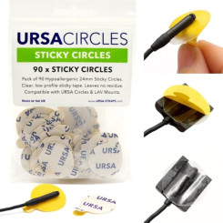 URSA Straps Sticky Circles - прозрачные липкие стики для петличного микрофона 