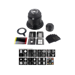 Visio ZOOM-01S Kit with lens with extra modeling gobos CE per each group 