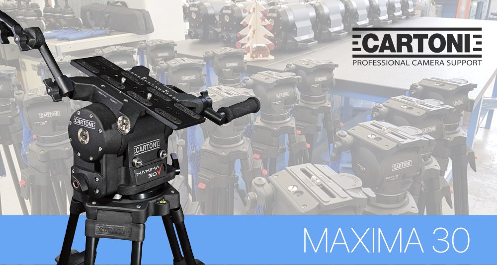 Cartoni Maxima 30 получила облегченную конструкцию Cartoni Maxima 30 получила облегченную конструкцию