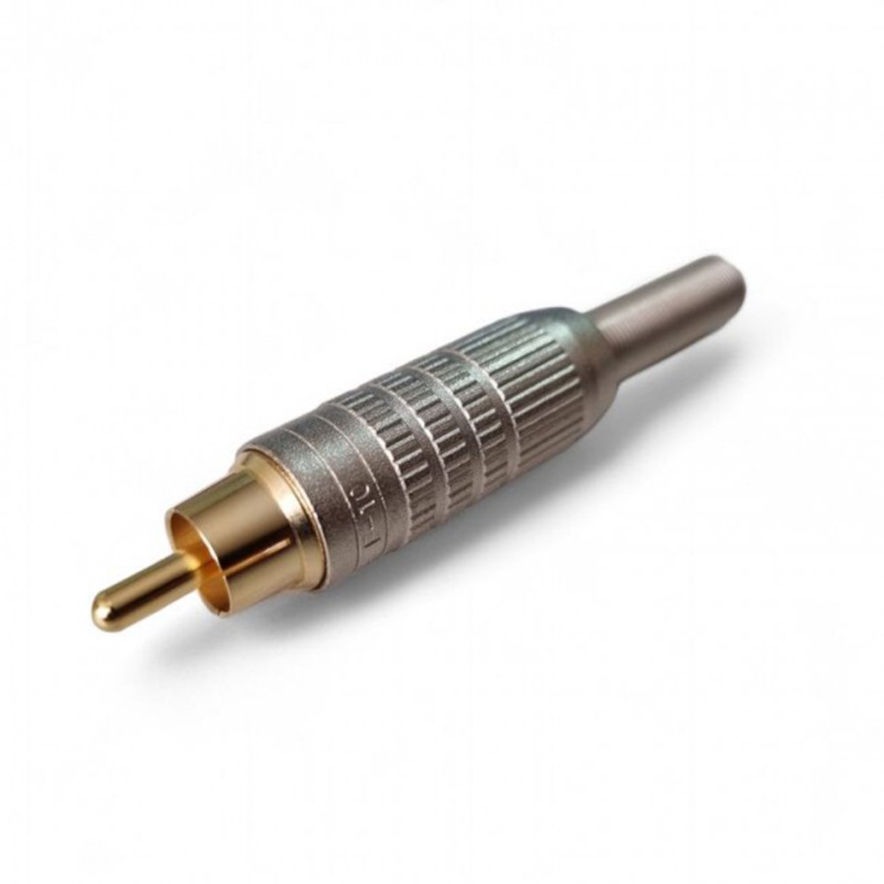  Профессиональный разъём Canare типа RCA (тюльпан) - F-10 RCA male 