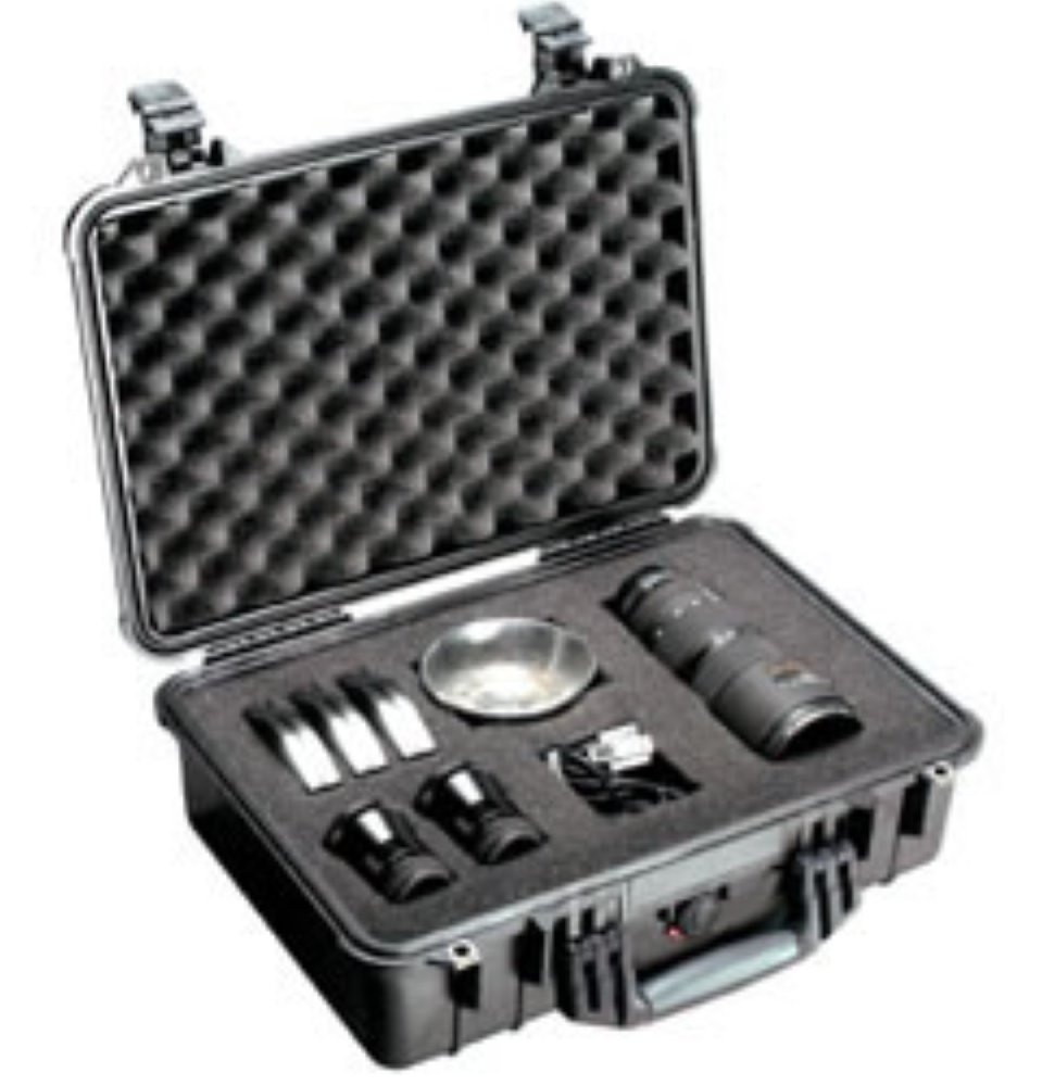  Кейс Peli 1500 с поролоном черный 