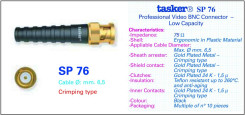 Tasker SP76 BNC 75 Ohm под обжим 